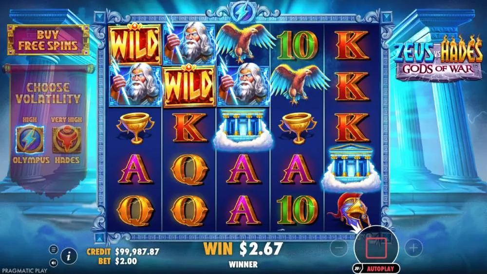 Catalogue des fonctions bonus de Zeus vs Hades Catalogue des fonctions bonus de Zeus vs Hades